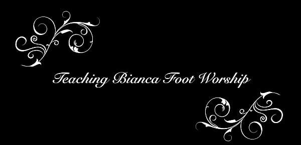  Teaching Bianca Foot Worship TRAILER